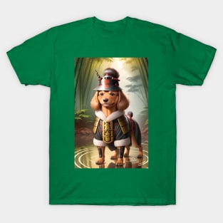 A cute samurai dachshund T-Shirt